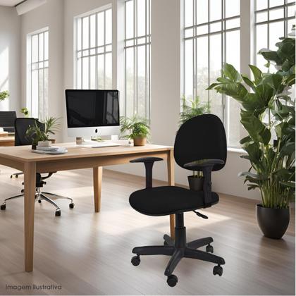 Imagem de Cadeira Executiva Giratória Escritório Ergonômica Com Braço Escritorio Home Office EaD