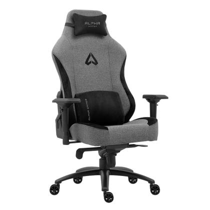 Imagem de Cadeira Gamer Alpha Gamer Nebula Fabric, Até 150 kg, Apoio de Braço 4D, Reclinável, Cinza - AGNEBULA