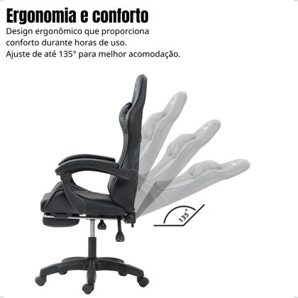 Imagem de Cadeira Gamer Escritório Arcalli Ergonômica Profissional