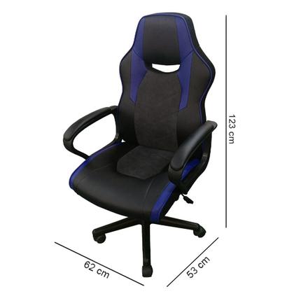 Imagem de Cadeira Gamer Escritório Ergonômica Giratoria Overx Pro Opt