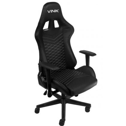 Imagem de Cadeira Gamer Escritório Inteira Preta Comet CGC10P de Alta Qualidade Com Ergonomia Ajustável + Apoio Lombar e de Braços