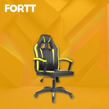 Imagem de Cadeira Gamer Fortt Harbin Amarela - CGF022-AM