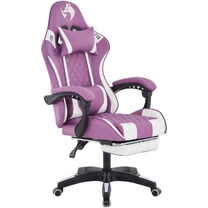Imagem de Cadeira Gamer Fox Racer Luna Lilás com Apoio de Pés