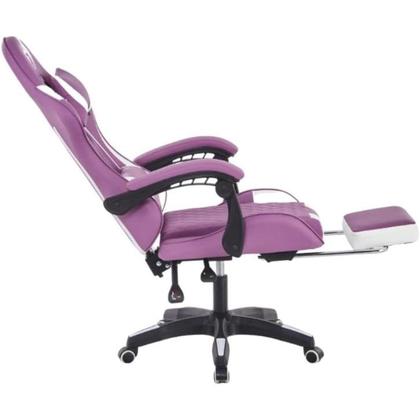 Imagem de Cadeira Gamer Fox Racer Luna Lilás com Apoio de Pés