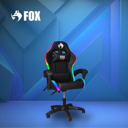 Imagem de Cadeira Gamer Fox Racer Nordic RGB Preta B98