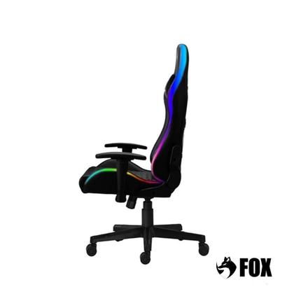 Imagem de Cadeira Gamer Fox Racer Rgb Com Iluminação Led Preta UT-C1583L