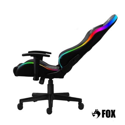 Imagem de Cadeira Gamer Fox Racer Rgb Com Iluminação Led Preta UT-C1583L