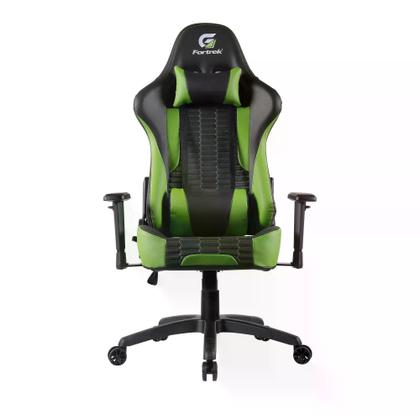 Imagem de Cadeira Gamer Giratória Com Almofadas Ergonômicas para Lombar e Pescoço e Altura Ajustável de material sintético Boa Para Jogar por Horas Cor Preto e Vermelho