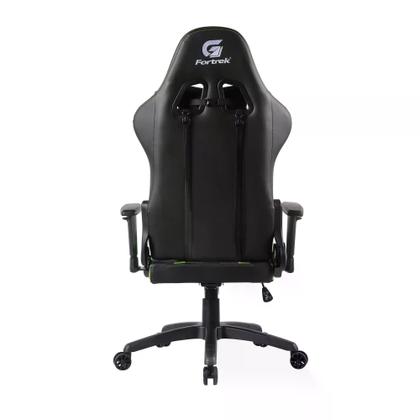 Imagem de Cadeira Gamer Giratória Com Almofadas Ergonômicas para Lombar e Pescoço e Altura Ajustável de material sintético Boa Para Jogar por Horas Cor Preto e Vermelho