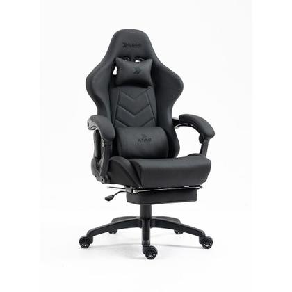 Imagem de Cadeira Gamer KBM! GAMING Tempest CG500 Preta Com Almofadas, Descanso Para Pernas Retrátil, Reclinável - KGCG500PT