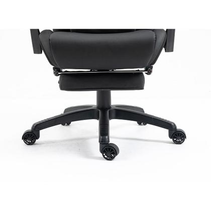 Imagem de Cadeira Gamer KBM! GAMING Tempest CG500 Preta Com Almofadas, Descanso Para Pernas Retrátil, Reclinável - KGCG500PT