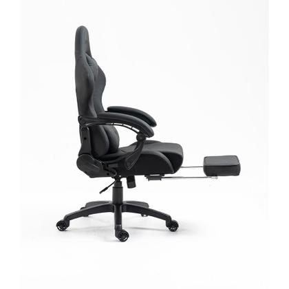 Imagem de Cadeira Gamer KBM! GAMING Tempest CG500 Preta Com Almofadas, Descanso Para Pernas Retrátil, Reclinável - KGCG500PT