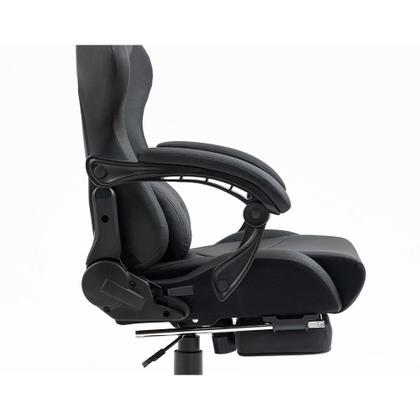 Imagem de Cadeira Gamer KBM! GAMING Tempest CG500 Preta Com Almofadas, Descanso Para Pernas Retrátil, Reclinável - KGCG500PT