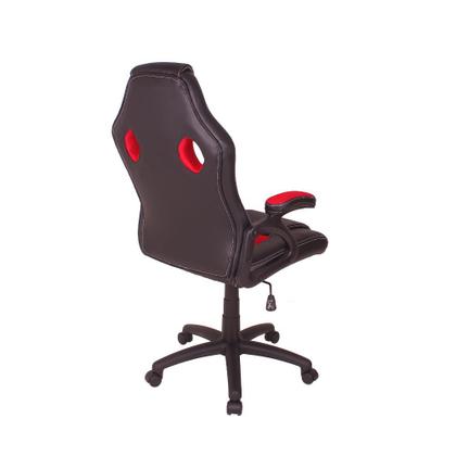 Imagem de Cadeira Gamer MAG4 com Base Giratória e Relax - Preto/Vermelho