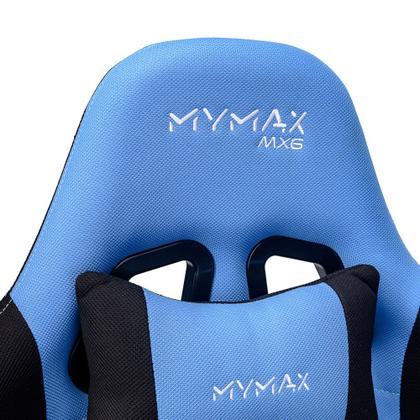 Imagem de Cadeira Gamer MX6 Giratória Azul e Preto Mymax