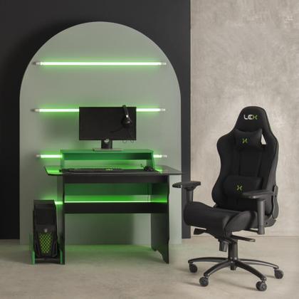 Imagem de Cadeira Gamer Olympians Poseidon Tecido Preta