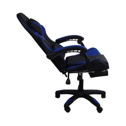 Imagem de Cadeira Gamer Stillus Ergonômica Com Apoio Para Os Pés Azul