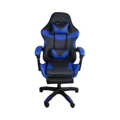 Imagem de Cadeira Gamer Stillus Ergonômica Com Apoio Para Os Pés Azul