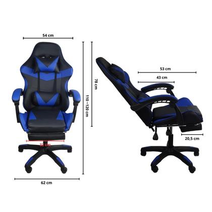 Imagem de Cadeira Gamer Stillus Ergonômica Com Apoio Para Os Pés com Ebook