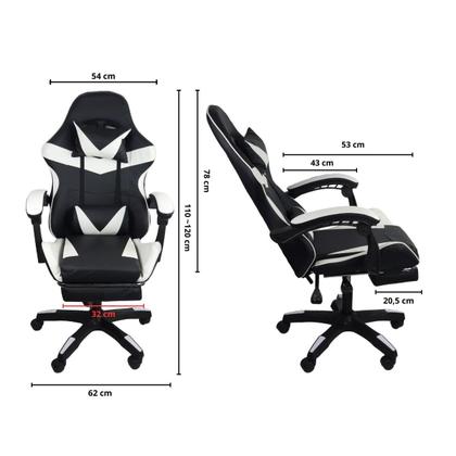 Imagem de Cadeira Gamer Stillus Ergonômica Com Apoio Para Os Pés