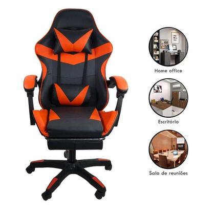 Imagem de Cadeira Gamer Stillus Ergonômica Com Apoio Para Os Pés Vermelho