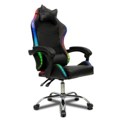 Imagem de Cadeira Gamer TGT Heron RGB Espuma Moldada Reclinável Preto - TGT-HR-RGB01