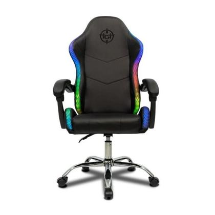 Imagem de Cadeira Gamer TGT Heron RGB Espuma Moldada Reclinável Preto - TGT-HR-RGB01