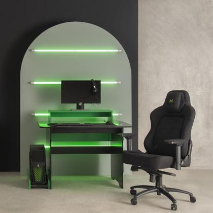 Cud Neurotica ロンT XL レア Cadeira Gamer Titans Cronus Tecido Preta - LEX - Cadeira Gamer