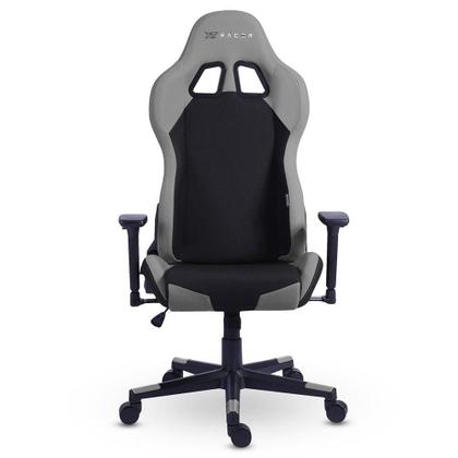 Imagem de Cadeira Gamer XT Racer Defender, Até 120kg, Com Almofadas, Reclinável, Descanso de Braço 3D, Preto e Cinza - XTR-032