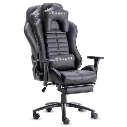 Imagem de Cadeira Gamer XT Racer Platinum W Series, Até 120kg, Com Almofadas, Reclinável, Descanso de Braço 3D, Preto - XTR-010