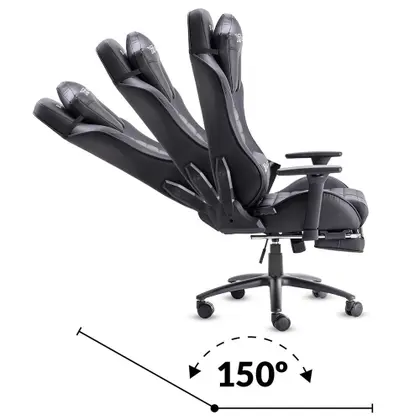 Imagem de Cadeira Gamer XT Racer Platinum W Series, Até 120kg, Com Almofadas, Reclinável, Descanso de Braço 3D, Preto - XTR-010