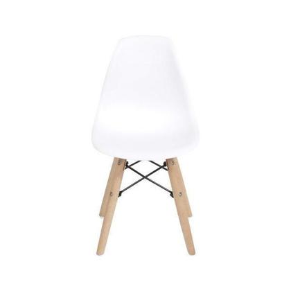 Imagem de Cadeira Infantil Base Madeira Or Design Branco