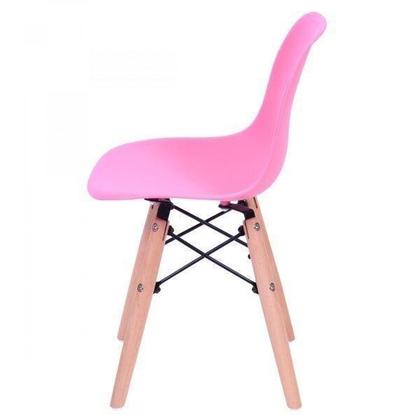 Imagem de Cadeira Infantil Base Madeira Or Design Rosa