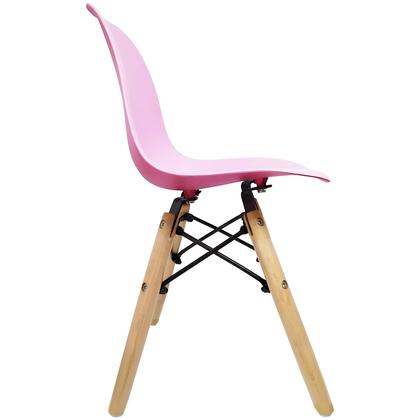 Imagem de Cadeira Infantil Charles Eames Eiffel Kids Pés De Madeira