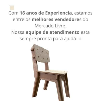 Imagem de Cadeira Infantil De Encaixe Em Mdf Para Brincar E Refeição