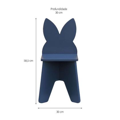 Cadeira Infantil Lilo Azul - Mobly Imagem de Cadeira Infantil Lilo Azul