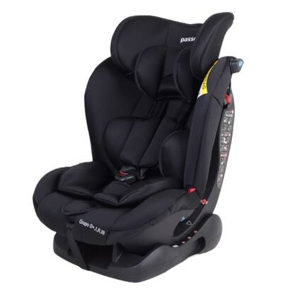 Imagem de Cadeira Infantil Para Carro Vita Ajustável de 0 a 36kg Auto Preta - Passear