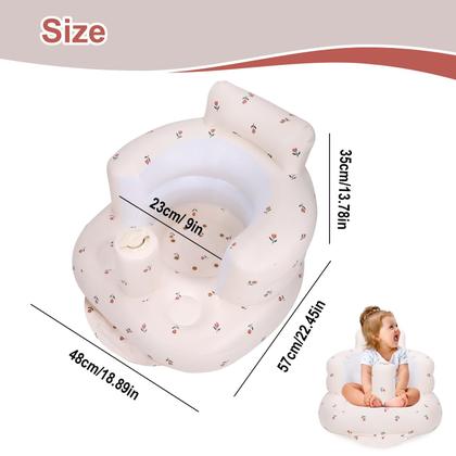 Imagem de Cadeira Inflável AirSwim Tulip para Bebês (a partir de 3 meses)