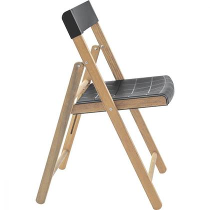 Imagem de Cadeira Madeira Dobrável Tramontina Potenza Itaúba Preto