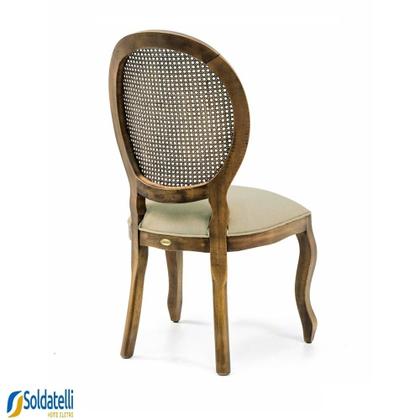 Imagem de Cadeira Medalhão Com Braço - Castanho Oregon - Datelli Design