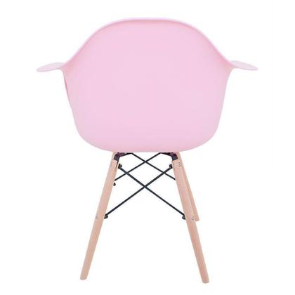 Imagem de Cadeira Melbourne Eiffel Charles Eames Base Madeira Rosa