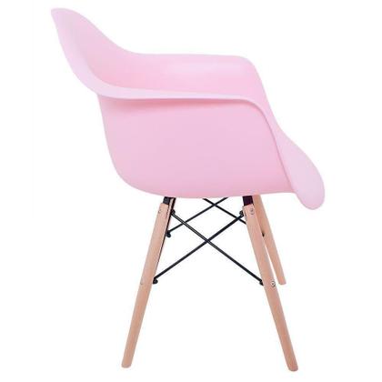 Imagem de Cadeira Melbourne Eiffel Charles Eames Base Madeira Rosa
