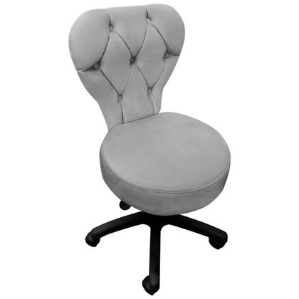 Imagem de Cadeira Mocho SOFT Escritório Estética Veludo - SOFA STORE