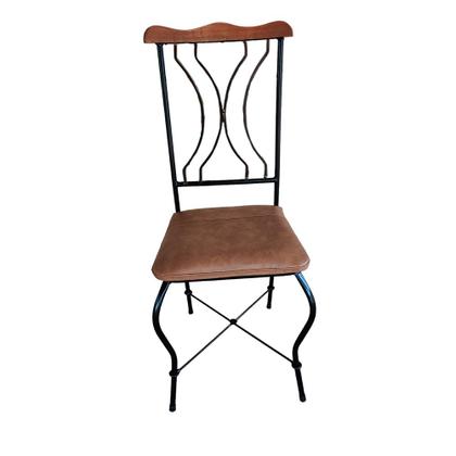 Imagem de Cadeira Moderna Estofada Impermeável De Ferro