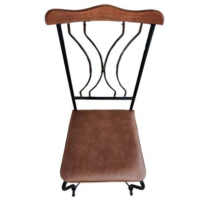 Imagem de Cadeira Moderna Estofada Impermeável De Ferro