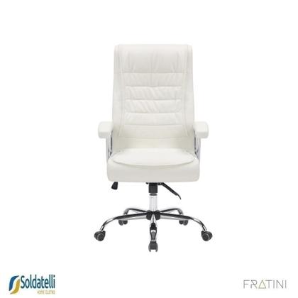 Imagem de Cadeira Office California Base Simples PU Várias Cores - Fratini
