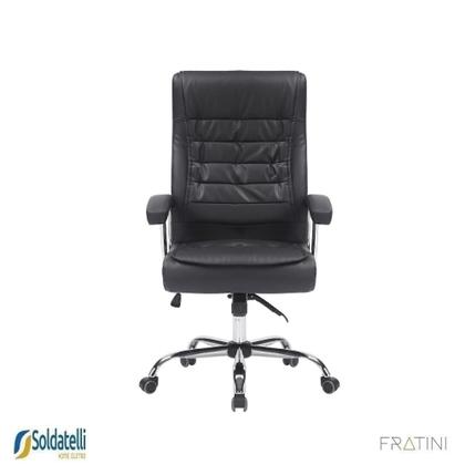 Imagem de Cadeira Office California Base Simples PU Várias Cores - Fratini