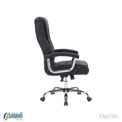 Imagem de Cadeira Office California Base Simples PU Várias Cores - Fratini