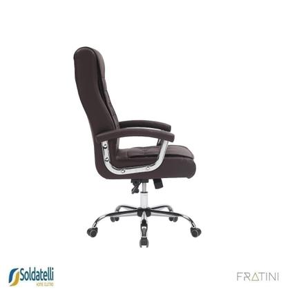 Imagem de Cadeira Office California Base Simples PU Várias Cores - Fratini