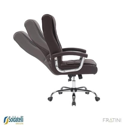 Imagem de Cadeira Office California Base Simples PU Várias Cores - Fratini